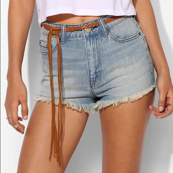 Urban Outfitters Accessories - •ecoté tan fringe belt•